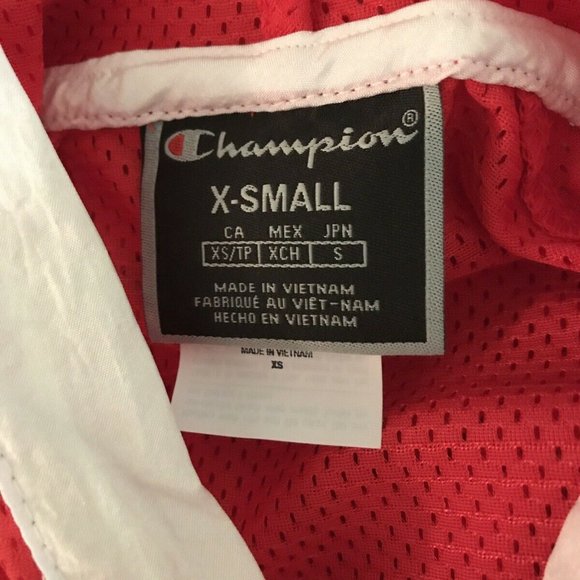 Champion Women's Cropped Mesh Top RED - Picture 8 of 12